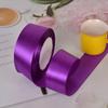 Suministro de fábrica Cinta de poliéster de 4 cm Cinta para respaldo de silla de boda Cinta para ramo Cinta para embalaje de flores Venta al por mayor