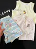 Shorts de verão para meninas, novos shorts estampados versáteis e estilosos para 2026 para meninas jovens, calças da moda para meninas