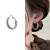 Pendientes Geométricos de Personalidad Minimalista con un Toque de Lujo Ligero y Alta Gama, Pendientes de Diseño Único, Pendientes de Aro de Nicho, Brazaletes de Oreja Exagerados y Pendientes de Aro Lisos
