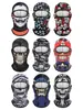 Amazon Pasamontañas Cálido de Cara Completa para Esquí Cepillado Deportivo Transpirable Ciclismo Máscara a Prueba de Viento Bufanda para el Cuello con Estampado de Calavera