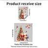 Pegatinas electrostáticas para ventana de Papá Noel, muñeco de nieve, escena navideña, sin pegamento, no dañan el cristal, decoración de ambiente festivo para ventana de sala de estar