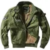Transfronterizo AliExpress Amazon Nuevo Fuerza Aérea Militar No. 1 mono delgado primavera y otoño abrigo de hombre moderno talla grande