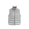 Chaleco de Algodón Canalé con Cuello Alto Estilo Coreano Tallas Grandes para Mujer, Corto, Holgado, Moderno, Abrigo Cálido, Nuevo para Otoño/Invierno 2026
