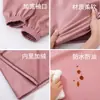 Mono de Piel Sintética para Adultos Ropa de Trabajo Doméstica de Cocina para el Hogar Delantal Impermeable y Resistente al Aceite de Manga Larga para Mujer Piel Suave Engrosada Invierno para Hombre