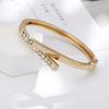 Pulseira Celebridade da Internet 2023 Feminina Banho de Ouro Rosa 18K Aço Titânio Estilo Coreano Simples Estudante Versátil Estilo Frio Pulseira em estoque