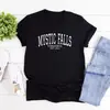 Virginia Pueblo de las Cascadas Misteriosas 1864 Camiseta Regalo Fan Girl Vampiro Camiseta de Manga Corta Hermano Salvatore