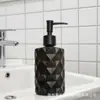 Lujo Accesible Escandinavo Botella de Vidrio para Loción y Gel Antibacterial Botella de Jabón Tipo Push Sub-botella para Champú y Gel de Ducha de Alto Valor