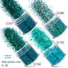 Comércio exterior esmalte rosa cola para unhas lantejoulas para nail art pó de cebola dourado a laser joias para nail art strass adesivos para unhas