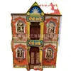 Productos de Papel Sacrificial Plegable Construcción de Papel Casa de Papel de Atar Paraíso de Dos Pisos Construcción de Papel Papel Vivo de Atar Yunyang Suministros Funerarios al por Mayor