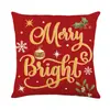 2026 Nova Capa de Almofada de Natal Estampada Digitalmente Almofada Temática de Natal Transfronteiriça Almofada de Sofá Atacado