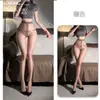 Meias Shuoyao Ultra Finas com Gosto T Aurora Meia-Calça Sexy Oleosa Sexy Meia-Calça Oleosa Seda Preta Não Precisa Tirar e Pode Ser Rasgada à Mão A284