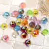 Cuentas Acrílicas de Brillo Fino Color Plateado de Alto Brillo de 16 mm con Agujeros Rectos para Accesorios de Joyería Hechos a Mano DIY Materiales y Accesorios DIY