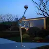 Escultura de Dançarina de Balé em Aço Inoxidável com Design Oco Espelhado, Cena Geométrica Abstrata em Movimento de Fibra de Vidro