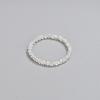 Pulsera brillante de tres piezas con estrellas para mujer Nuevo anillo liso simple lujo ligero estilo frío ins cadena para clavícula