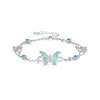Pulsera de Mariposa Luminosa para Mujer, Estilo Nuevo, Doble Capa, Lujo Ligero, Nicho, Joyería de Gama Alta, Regalo de Cumpleaños para Mejor Amiga