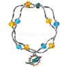 Ventas Directas de Fábrica Pulseras Personalizadas Hechas a Mano 32 Equipos de Fútbol de la NFL Pulseras de Cristal para Mujer Pulseras de Temperamento de Moda