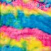 En stock terciopelo tie-dye degradado colorido 12 lana alto color tejido de punto urdimbre franela zapatos y sombreros de terciopelo surcoreano equipaje tela