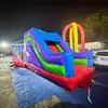 Carrera de Obstáculos Inflable, Equipo de Actividad al Aire Libre para Niños, Diseño de Paquete Blando Multivel, Superficie Inferior Antideslizante