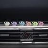 Adornos luminosos para coche consola central delfín pequeño lindo coche eléctrico motocicleta espejo retrovisor decoración interior del coche