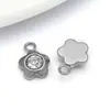 Acero Inoxidable Patrón Geométrico Colgante Hexagonal Triangular DIY Pendientes Pulsera Collar Colgante Accesorios de Joyería