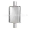 Fabricante Original Silenciador de Acero Inoxidable para Coche Modificado Tambor 63mm Tubo de Escape de Coche Silenciador Tambor de Cola Tambor de Cola Medio