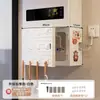 Cubierta para calentador de agua con apertura, decoración de tubería de gas, estante de tablero perforado para cocina, panel de ocultación de gas natural