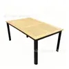 Mesas y Sillas de Ratán para Exteriores Nórdicas, Mesa de Comedor de Moda para Patio Exterior, Villa, Jardín al Aire Libre, Juego de Sillas de Ratán, Resistente al Agua y al Sol