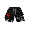 Pantalones Cortos Serie Naruto Estampado Digital 3D Dragon Ball Doble Capa Shorts de Playa Fuente de Suministro de Comercio Electrónico Transfronterizo Amazon
