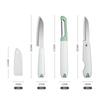Cuchillo Rascador Doméstico Multifuncional Cuchillo para Melón y Fruta Cuchillo para Dormitorio Pelador de Cocina Cuchillo para Fruta Plegable Portátil de Alto Color