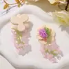Resina Verde Floresta Original Flores de Campo Combinação de Cores Miçangas de Arroz Flor de Franja Aglomerados Acessórios de Cabelo DIY Brincos Acessórios de Flor para Sapatos Materiais