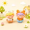 Color Sólido Oso Pequeño Li Si Giratorio Resina Mini Figura Accesorios DIY Muñeca Linda Accesorios Colgante de Celebridad de Internet