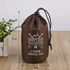 Lona de Tres Compartimentos Poliéster Exterior Primeros Auxilios Saco de Dormir Tienda de Campaña Almacenamiento Portátil Cordón de Nylon Bolsa de Empaque con Cordón