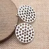 28X25Mm/33X30Mm Pingente Redondo Multicor com Vários Furos Acessórios Atacado Materiais de Acessórios DIY