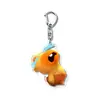 Novo Capivara Lulu Emoji Fofo Chaveiro de Acrílico Estilo Cartoon Presente para Estudante Pingente de Mochila