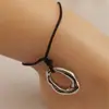 Tobillera con Colgante Ovalado Hueco de Forma Irregular de Moda Transfronteriza Europea y Americana Joyería para el Pie Venta al por Mayor