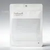 Bolsa Autoadhesiva de Moda con Diseño de Plumas, Semitransparente, Se Puede Colgar, Adecuada para Almacenamiento y Empaque de Mascarillas, Ropa, Ropa Interior y Accesorios