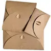 Sobre de Papel Kraft con Hebilla de Amor Estilo Retro Europeo DIY Decoración Creativa de Hebilla de Corazón Sobre Romántico para Carta de Amor