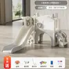 Casa de Niños Columpio Deslizador Combinado para Interiores Parque Infantil Deslizador Pequeño Juguete Paraíso de Bebé Multifuncional