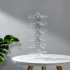 Soporte de exhibición para gafas, estante de almacenamiento de escritorio, expositor de gafas, soporte de mesa para exhibir múltiples pares de gafas de sol y gafas