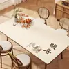 Nuevo mantel individual de estilo chino para comedor, sensación de lujo ligero y alta gama, impermeable y a prueba de aceite, mantel para mesa de centro sin lavado, protector de escritorio modelo 2026 nuevo