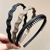 Faixa de Cabeça Preta Masculina para Lavar o Rosto, Faixa de Cabelo para Esportes, Presilha de Cabelo Invisível para Cabelo com Volume, Faixa de Cabelo para Fixar Cabelo, Presilha de Cabelo que Não Aperta