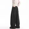 Jeans Retrô Americano de Perna Larga Scimitar para Mulheres, Novo de Inverno 2025 Nicho High-End Calças Retas Cleanfit