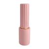 Botella redonda de esmalte de uñas rosa mate, subenvases de esmalte de uñas, botella de muestra pequeña, botella vacía de vidrio de esmalte de uñas oscuro, venta al por mayor