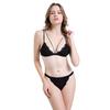 Europeu e americano desejo novo fino copo renda sutiã conjunto meninas confortável sem anel de aço roupa íntima bralette atacado