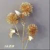 Simulação Flor de Ano Novo Flor Plástica Dourada Balde de Ano Novo Galhos Longos Palmeira Vermelha Hortênsia Palavra Fu Amor Flor de Ano Novo Atacado