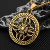 Colgante de aleación con tótem retro europeo y americano transfronterizo, collar de moda personalizado para hombre, accesorios de cadena para suéter, venta al por mayor