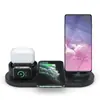 Cargador inalámbrico multifunción tres en uno apto para teléfono móvil Apple, auriculares, reloj, cargador inalámbrico seis en uno