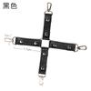 Hebilla Cruzada de Cuero Jiuai Sexy sm Suministros para Adultos Bondage Látigo de Cuero Hecho a Mano Manguito de Felpa para Esposo y Esposa Mujeres