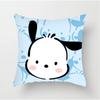 Almohada de perro Pacha de dibujos animados linda para sofá de sala de estar, almohada de cabecera, soporte lumbar para respaldo, funda de cojín de respaldo, funda de cojín lumbar