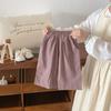 Calça de Linho e Algodão com Listras Verticais de Perna Larga Casual Solta de Perna Reta para Meninos e Meninas Calça Longa para Uso ao Ar Livre - Primavera e Verão